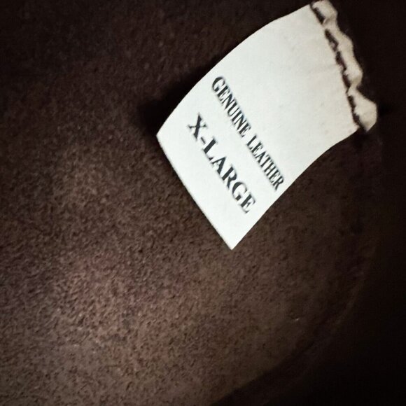 Minnentonka Brown Leather Western Cowboy Hat XL - Picture 7 of 7